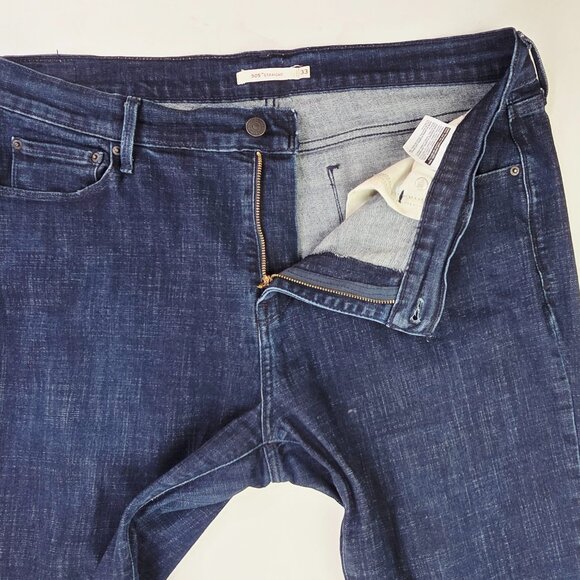 Levi's 505 Straight Size 33X32 Womens Blue 5 Pocket Logo Tag Cotton Blend Jeans - Picture 12 of 14